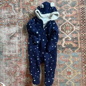Old Navy Navy Starry Kids Footie